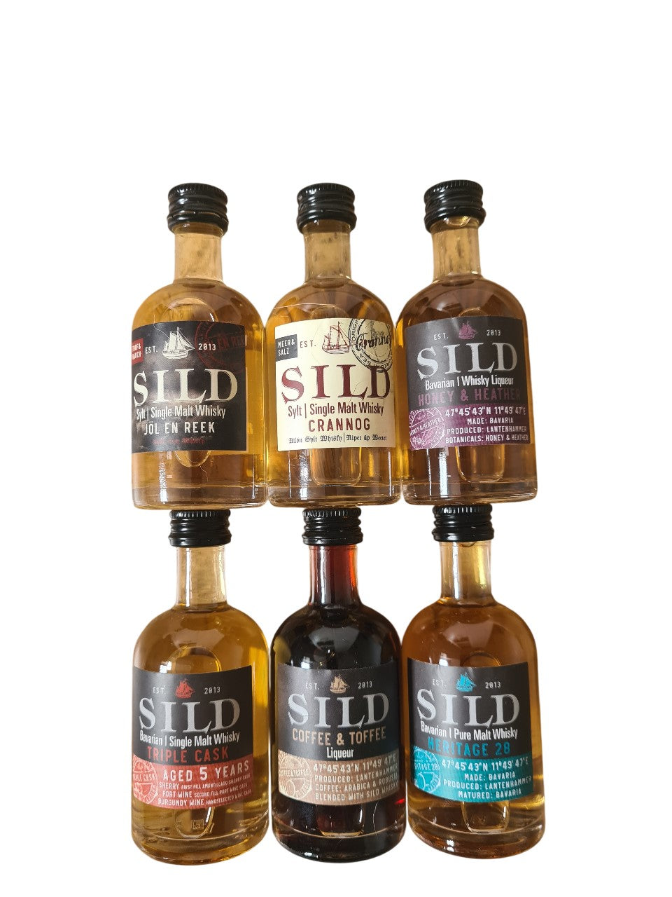 Tasting 6x Sild Whisky aus Sylt