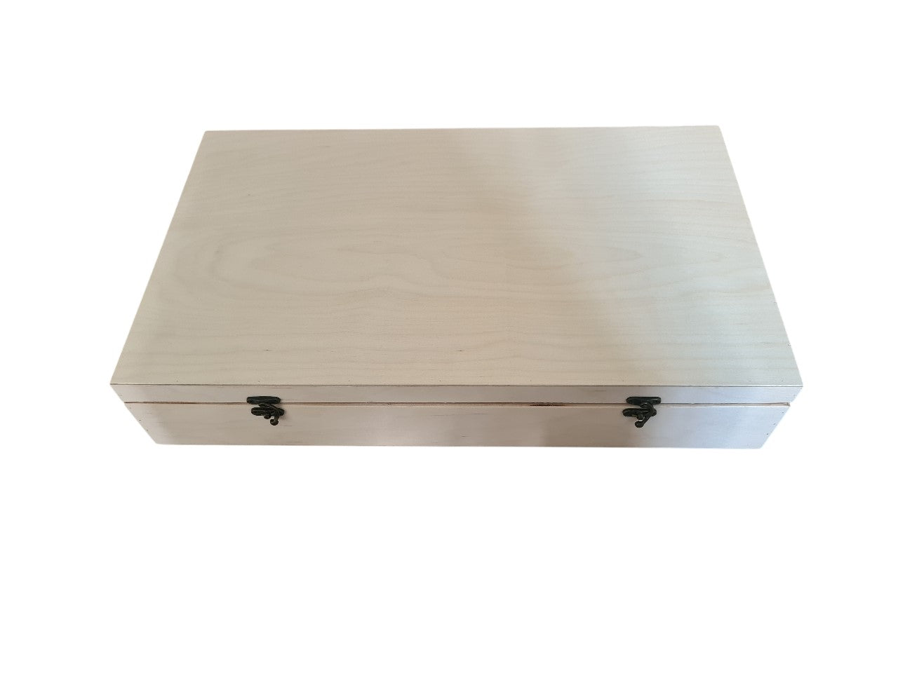 Holzbox mit Verschluss dazu 6 Weinflaschen