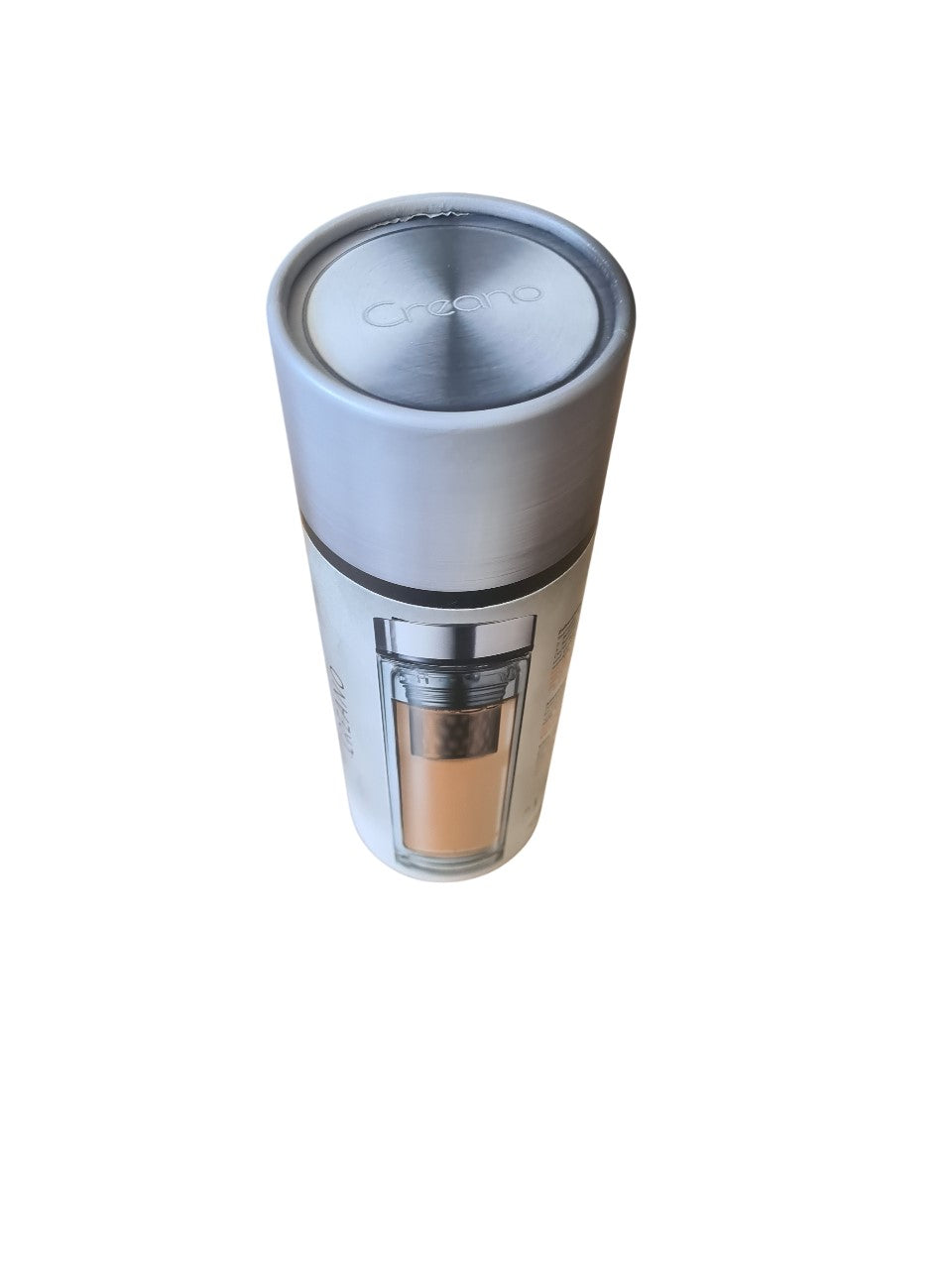 Thermo Teamaker mit Filztasche | 400ml in runder Geschenkbox