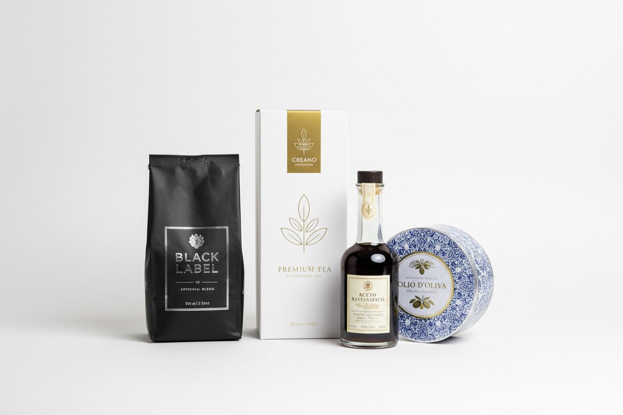 Kaffee -Tee-Öle-Essig