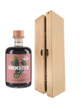 Brombeer Likör in der Apothekerflasche