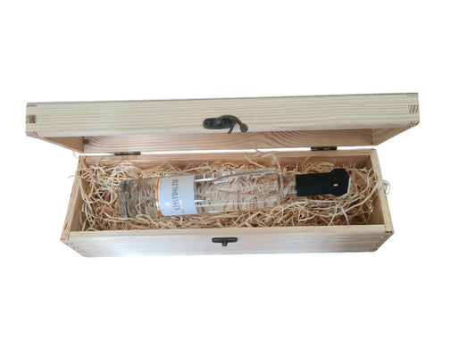Holzbox mit Klappdeckel und Blutorangengeist in Bio-Qualität