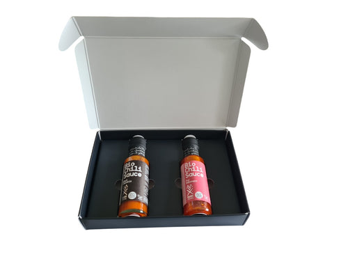 2er Box "Alles Gute" mit Bio-Chilisauce „Pur Habanero“ und Bhut Jolokia