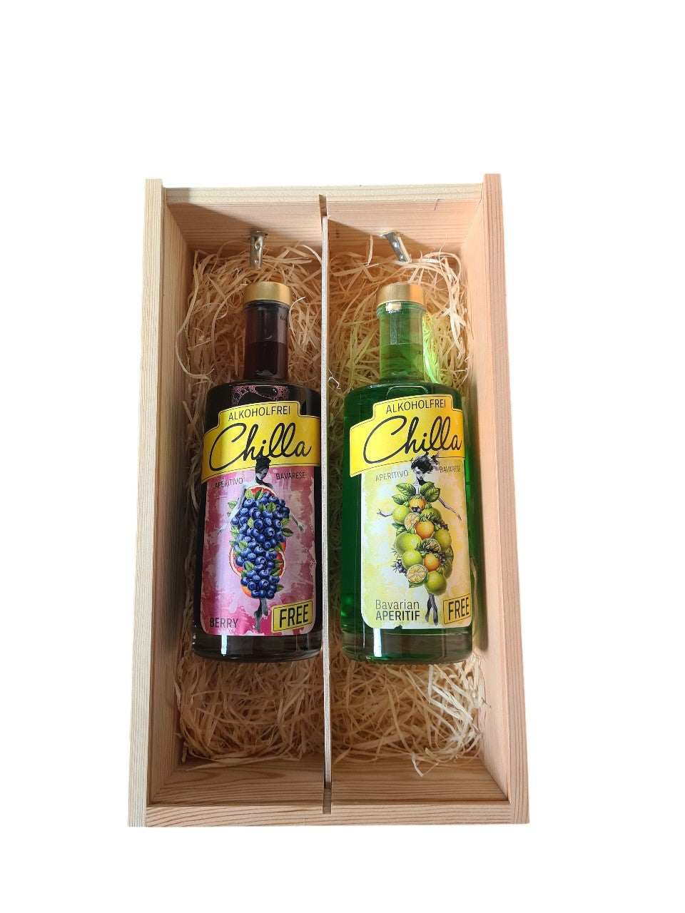 CHILLA BERRY FREE Aperitivo alkoholfrei und Chilla FREE alkoholfrei