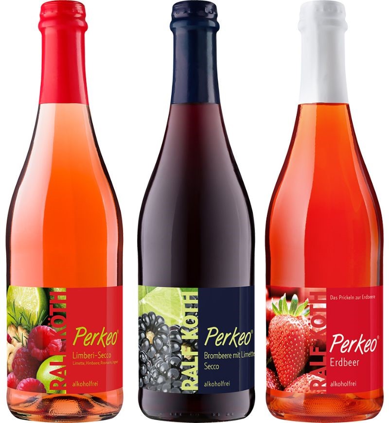 3x Frucht Secco Erdbeer Himbeer Brombeer Alkoholfrei