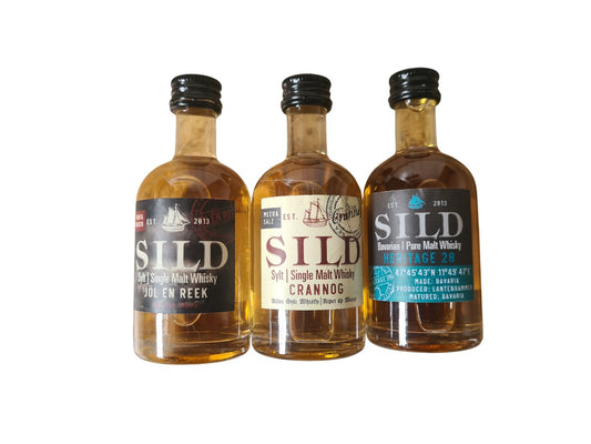 Tasting 3x Sild Whisky aus Sylt