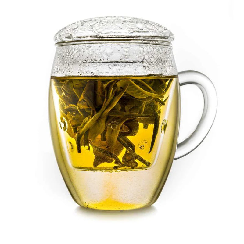 Geschenk Creano TeeGlas "All-In-One" mit Glasfilter, 3-tlg. | 400ml