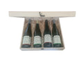 Holzbox mit Klappdeckel incl. Sauvigon Blanc, Merlot Blanc, Pinot Noir, Riesling