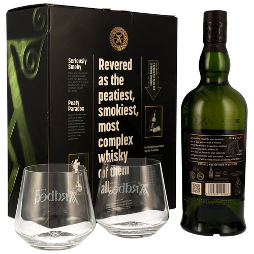 Ardbeg Ten 10 Jahre Scotch Single Malt Whisky + 2 Gläser