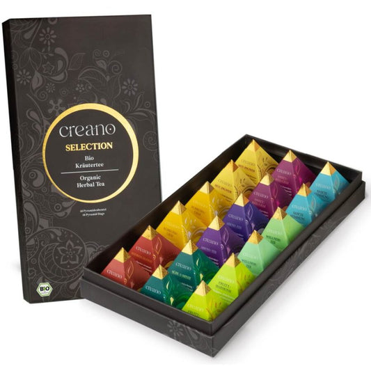 Bio Kräutertee 18er Pyramiden Geschenkset ORGANIC HERBAL TEA