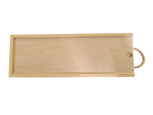 Magnum Sektflasche 1,5 Liter Riesling trocken mit Holzbox