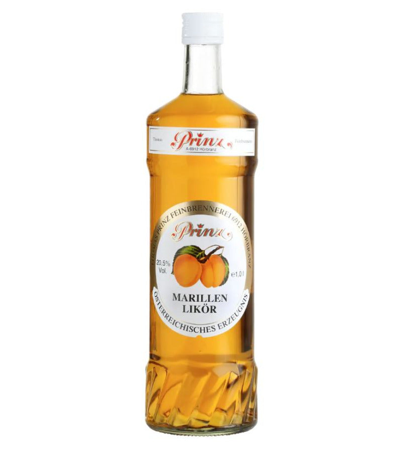 Prinz Marillenlikör 20,5 % Vol. 1 Liter-Flasche