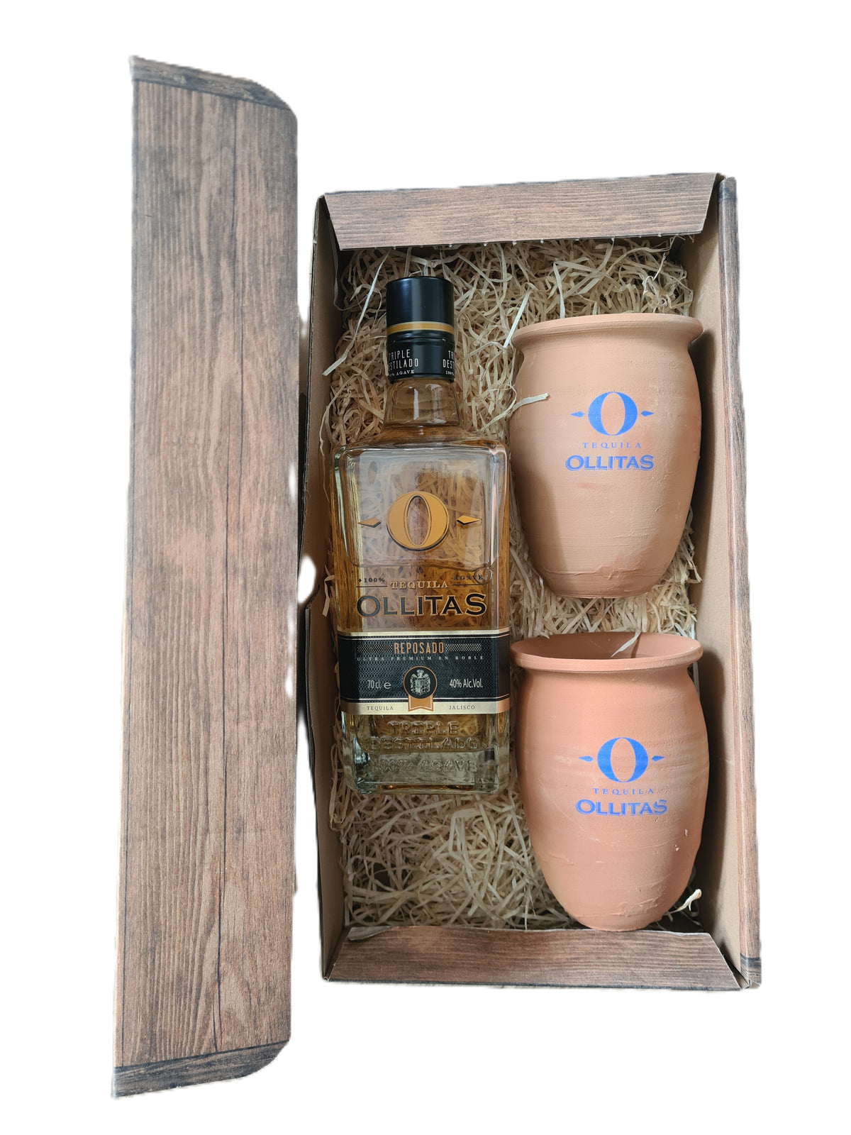 Geschenkset Ollitas Tequila Reposado 100% Agave incl. Tonkrug