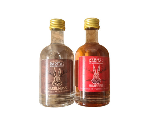 Tasting 2er Raritas Himbeere und Raritas Haselnuss