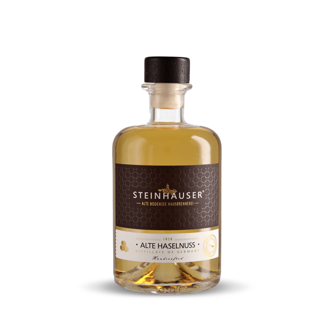 Geschenk Steinhauser Bodensee Alte Haselnuss im Holzfass gereift incl. Holzbox