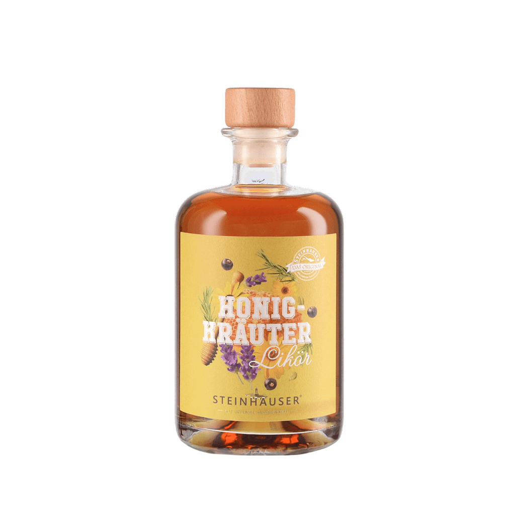 Steinhauser Honig-Kräuter in der Apothekerflasche