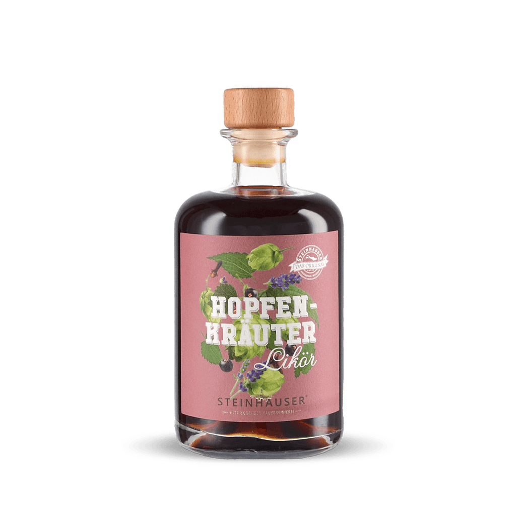 Steinhauser Hopfen-Kräuter in der Apothekerflasche
