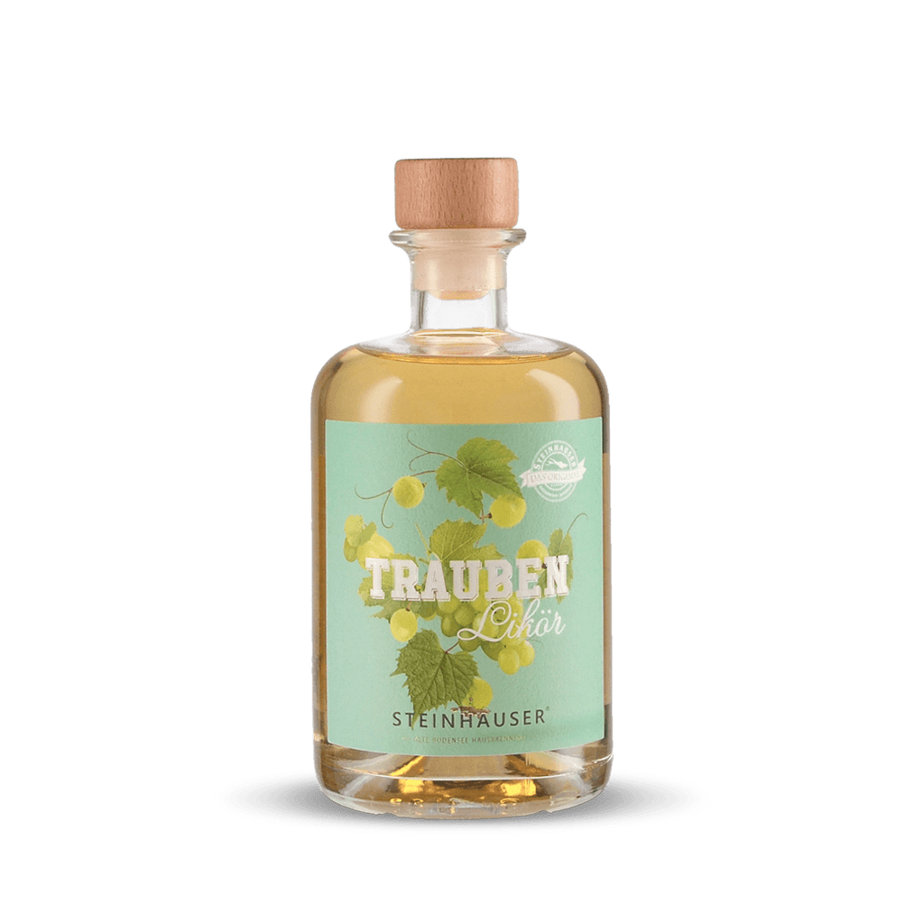 Steinhauser Trauben Likör in der Apothekerflasche