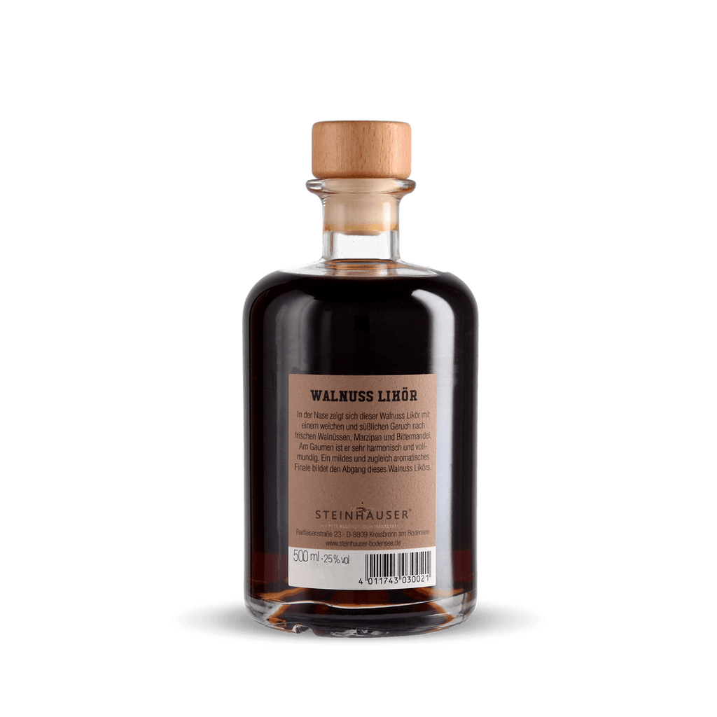 Steinhauser Walnuss Likör in der Apothekerflasche