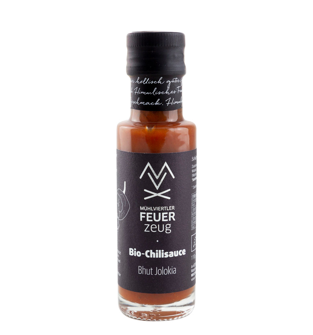 Bio-Chilisauce „Bhut Jolokia“