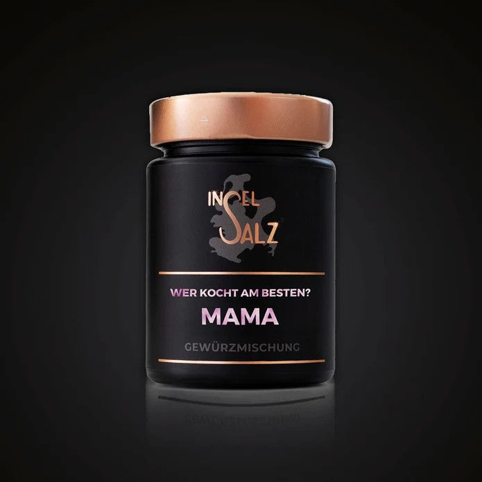 Rügener Inselsalz Geschenk 3er Gewürzmischung + Eichenbrett