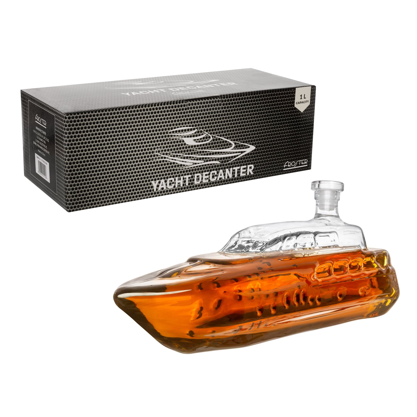 Yacht Karaffe / Decanter 1000 ml und RUMULT Signature Cask Selection 43%