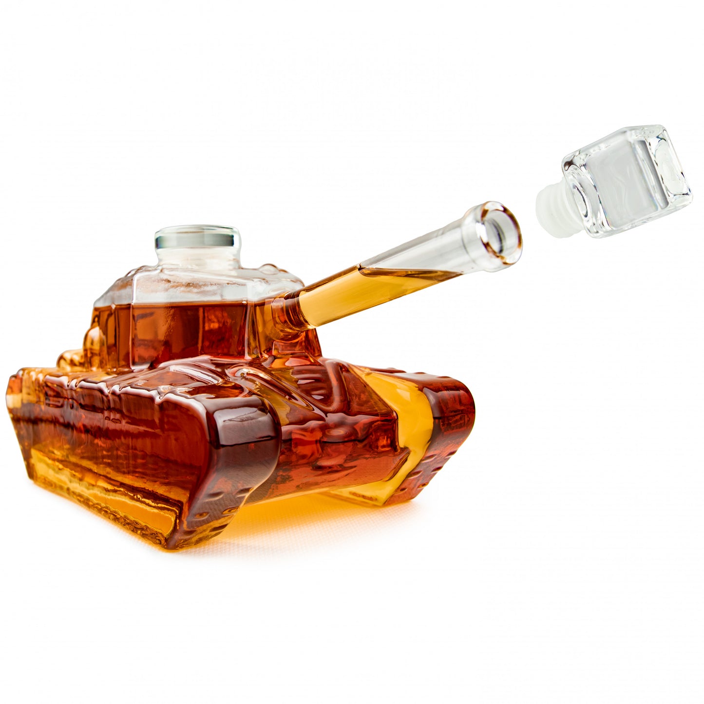 Panzer Karaffe / Decanter 1000 ml und RUMULT Signature Cask Selection 43%