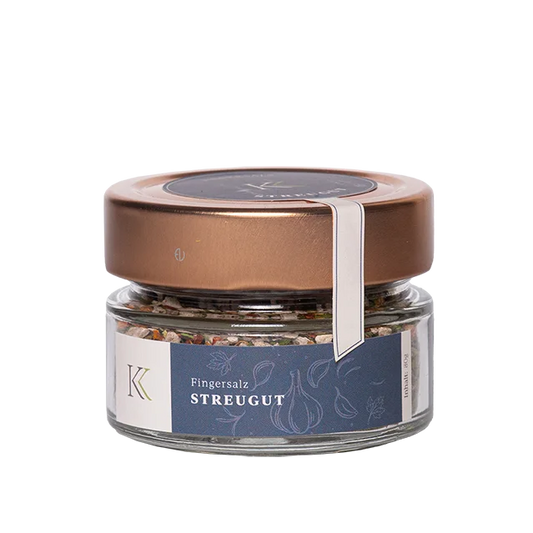 Fingersalz Streugut im Glas 80g