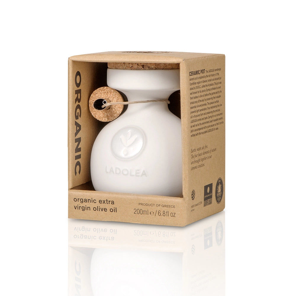 Ladolea  Bio Natives Olivenöl extra 200ml im Tongefäss