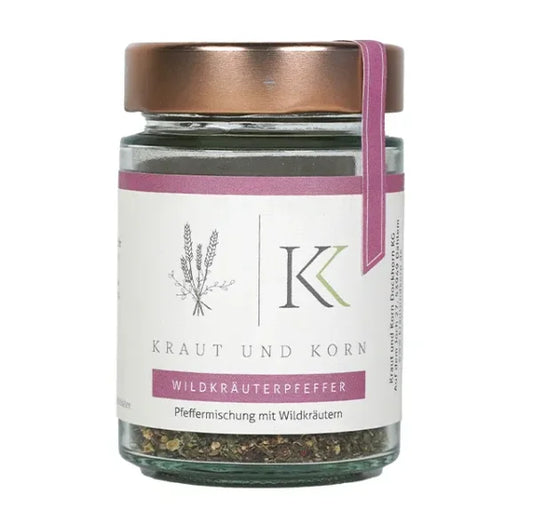 Wildkräuterpfeffer im Glas 50g oder Nachfüllbeutel 100g